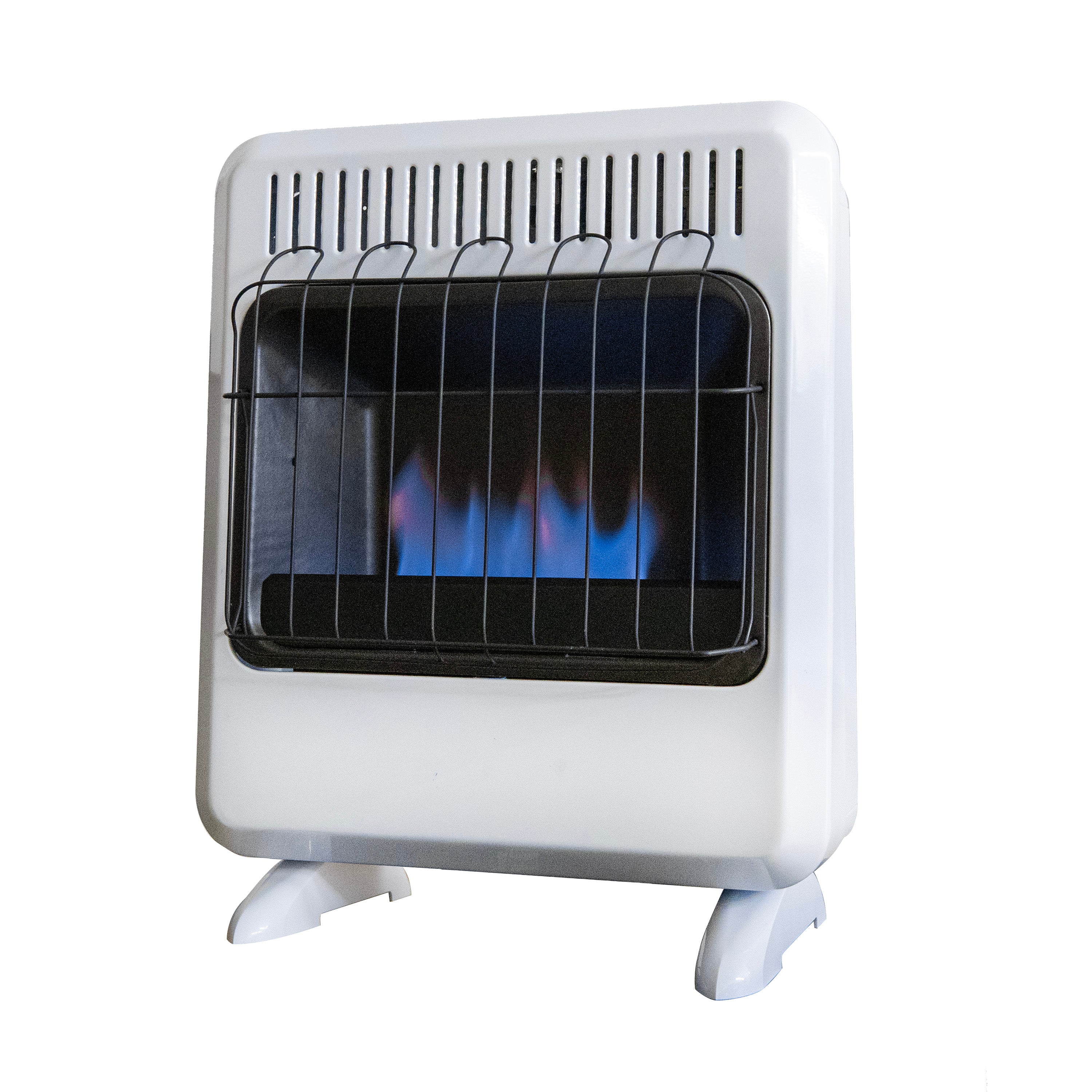 20,000 BTU Vent Free Blue Flame Propane Heater with Thermostat and Blo
