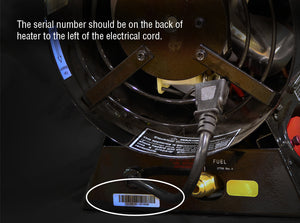 85,000 BTU Forced Air Propane Industrial Heater