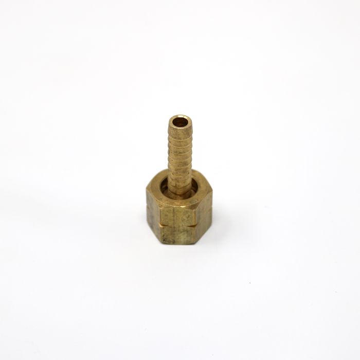 1/4 in Brass Barb x 9/16 in FLHT Swivel