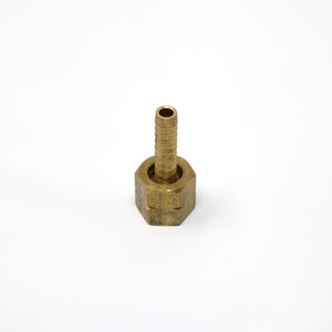 1/4 in Brass Barb x 9/16 in FLHT Swivel