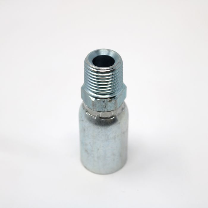 1/2 in Barb x 1/2 in MNPT - Steel with Zinc Coating
