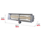 100,000 BTU Propane High Intensity Radiant Auto-Spark Industrial Heater