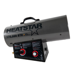 170,000 BTU Portable Forced Air Propane Heater