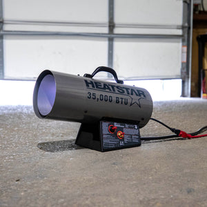 35,000 BTU Portable Forced Air Propane Heater