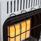 20,000 BTU Vent Free Radiant Natural Gas Heater with Thermostat and Blower