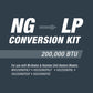Unit/Utility Heater Fuel Conversion Kit - NG to LP 200K BTU