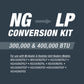 Unit/Utility Heater Fuel Conversion Kit - NG to LP 300K/400K BTU