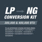 LP to NG Conversion Kit for Use with Unit Heaters 300,000-400,000 BTU