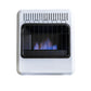 20,000 BTU Vent Free Blue Flame Natural Gas Heater with Thermostat and Blower