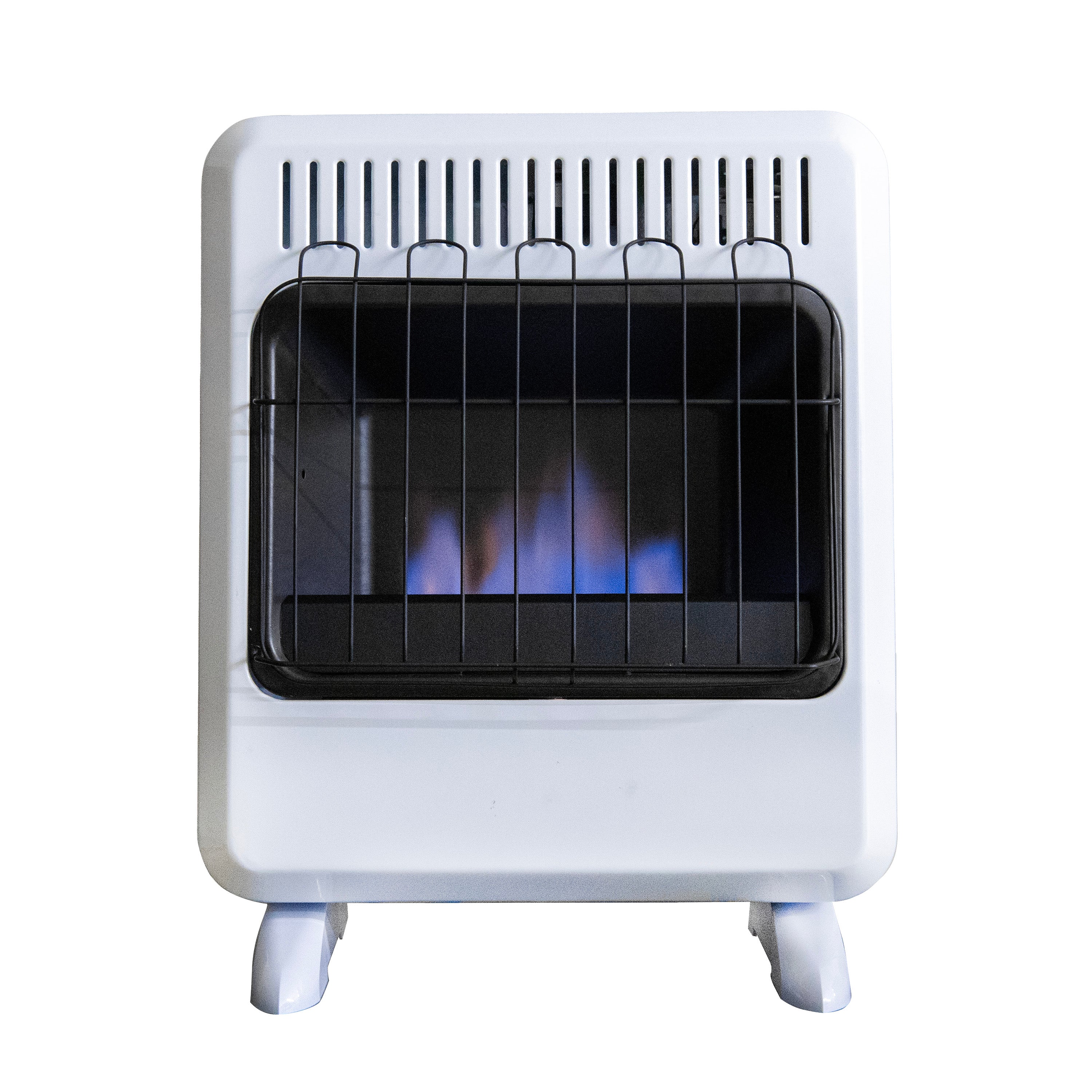 20,000 BTU Vent Free Blue Flame Natural Gas Heater with Thermostat and