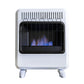20,000 BTU Vent Free Blue Flame Natural Gas Heater with Thermostat and Blower