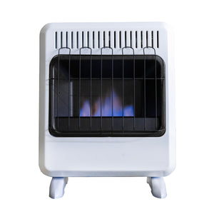 20,000 BTU Vent Free Blue Flame Propane Heater with Thermostat and Blower