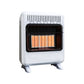 20,000 BTU Vent Free Radiant Natural Gas Heater with Thermostat and Blower