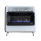 30,000 BTU Vent Free Blue Flame Natural Gas Heater with Thermostat and Blower