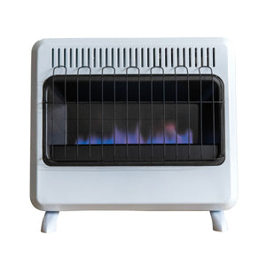 30,000 BTU Vent Free Blue Flame Propane Heater with Thermostat and Blower