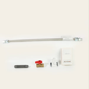 Install Kit (T-stat, shut-off valve, flex connector, 1/2" nipple)