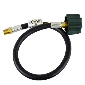 15in Propane Hose Assembly (Green Acme x 1/4in MP) Bulk