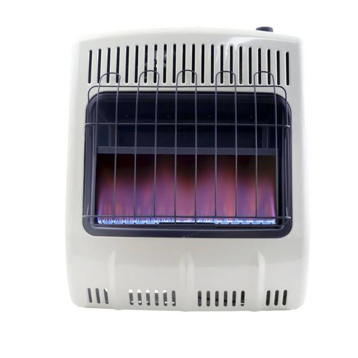 20 000 Btu Vent Free Blue Flame Natural Gas Heater With Thermostat And Er Blue Flame Natural Gas Heater, Vent Free Garage Heaters Natural Gas